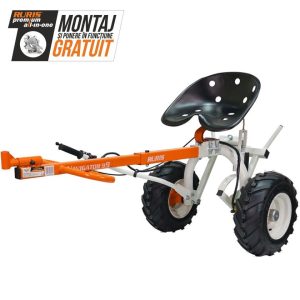 Accesoriu tractat pentru motosapă RURIS Navigator 99, roți cauciuc, pe stoc la RURIS Brasov
