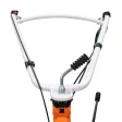 Motosapă RURIS DAC 7000 ACC4, 7 CP, roți cauciuc 4.00-8, include model RURIS 7000K și accesorii ACC4: rariță, plug, adaptor, dispozitiv scos cartofi, roți metalice 400 fără manicot, cultivator, remorcă Ruris 450S pe stoc la RURIS Brasov