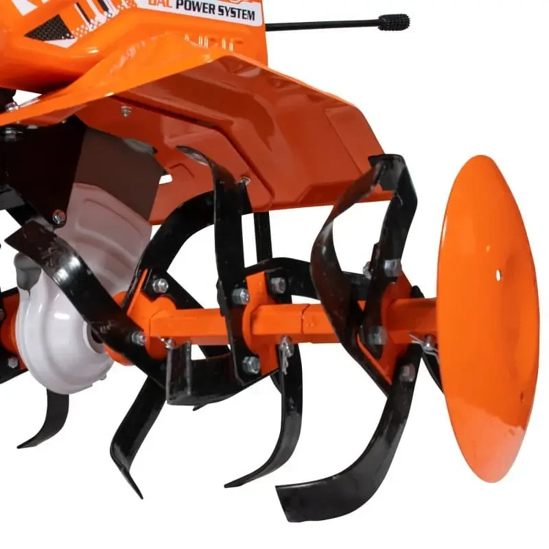 motosapa-semiprofesionala-DAC-6000K-8 Motosapa pe benzina Ruris DAC 6000K, putere 7 CP, 208 CC, 4 timpi, 2+1 viteze, 83 cm latime lucru, 29 cm adancime lucru, contine: freze + roata