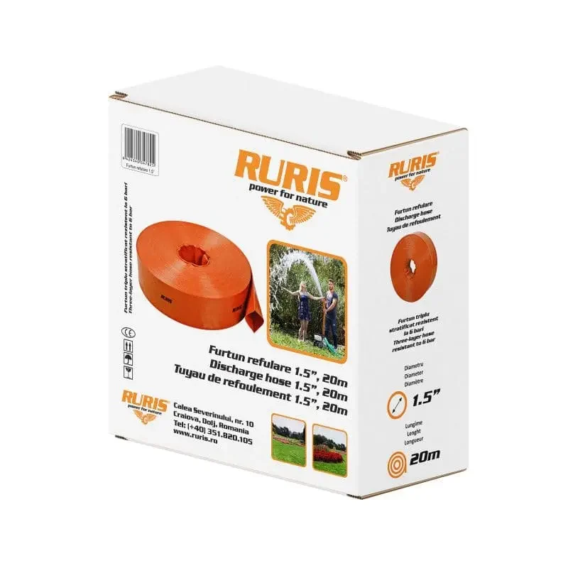 ruris-furtun-refulare-1-5-20m-brasov Furtun refulare 1.5" 20m pe stoc în Brașov RURIS Transilvania Fraenksys