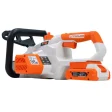 Electroferăstrău pe acumulator / drujbă / fierăstrău electric cu lanț pe acumulator Ruris 2524e, 20 V, lamă 25 cm, lanț 3/8 Power Alfa UP, conține: acumulator + încărcător