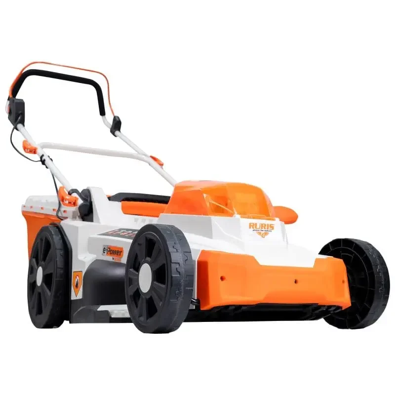 masina-de-tuns-gazon-iarba-cu-acumulator-RURIS-RXI4344e-Power-Alfa-UP-3 Mașină de tuns gazon/iarbă pe acumulator RURIS RXI 4344E Power Alfa UP, 2 x 20 V, lățime tăiere 43 cm, înălțime tăiere 25 – 75 mm, funcție de mulcire, sac colector 50 L, include: încărcător + 2 acumulatori 20 V 4.0 Ah