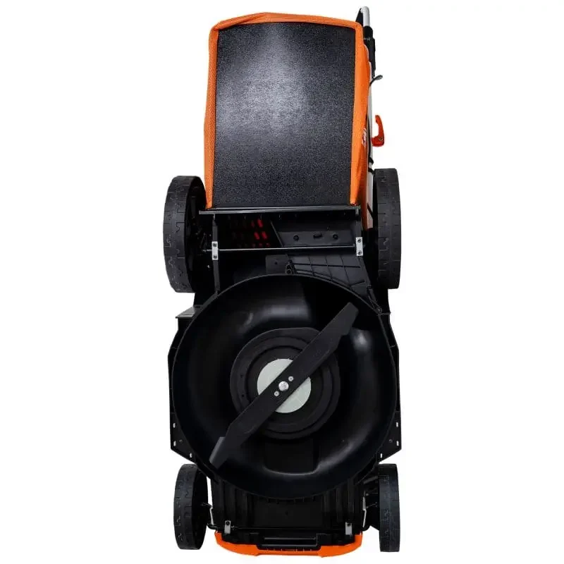 masina-de-tuns-gazon-iarba-cu-acumulator-RURIS-RXI4344e-Power-Alfa-UP-5 Mașină de tuns gazon/iarbă pe acumulator RURIS RXI 4344E Power Alfa UP, 2 x 20 V, lățime tăiere 43 cm, înălțime tăiere 25 – 75 mm, funcție de mulcire, sac colector 50 L, include: încărcător + 2 acumulatori 20 V 4.0 Ah