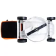 Mașină de tuns gazon electrică RURIS RXE1500, 1500 W, 37 cm lățime tăiere, 3 trepte, sac colector 35 L