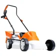 Mașină de tuns gazon electrică RURIS RXE1500, 1500 W, 37 cm lățime tăiere, 3 trepte, sac colector 35 L