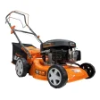 Mașina de tuns gazon/iarbă pe benzină RURIS DAC 110XL, putere 2.5 CP, 79 CC, 4 timpi, 40 cm lățime lucru, 5 trepte de tăiere, înălțime tăiere 25–65 mm, sac colector 45 L