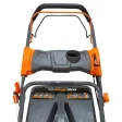 Mașină de tuns gazon/iarbă pe benzină RURIS DAC 150XL, putere 5 CP, 173 CC, 4 timpi, 52 cm lățime lucru, 5 trepte de tăiere, înălțime tăiere 25–65 mm, sac colector 55 L, mulcire, autocurăţare