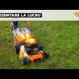 Mașină de tuns gazon/iarbă autopropulsată pe benzină RURIS RX441S, putere 5.7 CP, 196 CC, 4 timpi, 50.8 cm lățime lucru, 25–75 mm înălțime lucru, carcasă metal, 65 L sac colector, rezervor 1 L