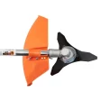 Motocoasă de tuns gazon/iarbă pe benzină Ruris DAC 210, putere 1.7 CP, motor TEZ, 2 timpi, diametru tăiere 20 cm, conține: bobină fir + disc 3 lame