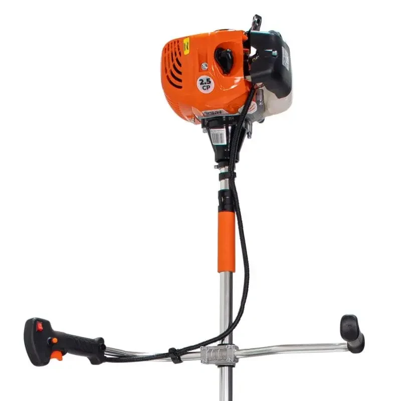 motocoasa-de-tuns-gazon-iarba-DAC-310-putere-2-5-CP-4 Motocoasă de tuns gazon/iarbă pe benzină Ruris DAC 310, putere 2.5 CP, motor TEZ, 2 timpi, diametru tăiere 20 cm, conține: bobină fir + disc 3 lame