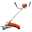 Motocoasă de tuns gazon/iarbă pe benzină Ruris DAC 310, putere 2.5 CP, motor TEZ, 2 timpi, diametru tăiere 20 cm, conține: bobină fir + disc 3 lame
