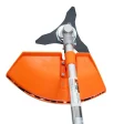 Motocoasă de tuns gazon/iarbă pe benzină Ruris DAC 310, putere 2.5 CP, motor TEZ, 2 timpi, diametru tăiere 20 cm, conține: bobină fir + disc 3 lame