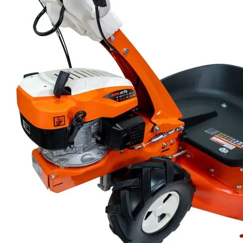 motocositoare-cu-tambur-pe-benzina-RURIS-877K-2 Motocositoare cu tambur pe benzină RURIS 877K, putere 4 CP, 170 CC, motor 4 timpi, 1 viteză, lățime lucru 57 cm