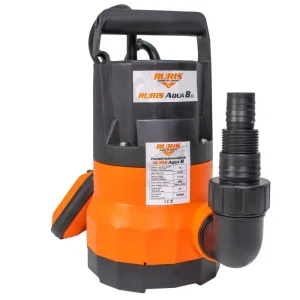 Pompă submersibilă apă curată RURIS Aqua 8, 400 W, 7 m³/h debit apă, 7 m înălțime refulare, 35°C temperatură maximă, 10 m lungime cablu