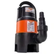 Pompă submersibilă apă murdară RURIS Aqua 9, 750 W, 12.5 m³/h debit apă, 8 m înălțime refulare, 35°C temperatură maximă, 10 m lungime cablu