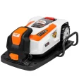 Robot de tuns gazon RURIS RXR800, lățime de lucru 180 mm, suprafață de lucru 800 mp, acumulator Li-Ion, 20V, 2Ah, pantă 25 grade
