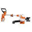 Trimmer de tuns gazon/iarbă pe acumulator RURIS 2024e Power Alfa UP, 20 V, lățime tăiere 30 cm, protecție plante, include încărcător + acumulator 20 V 4.0 Ah