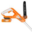 Trimmer de tuns gazon/iarbă pe acumulator RURIS 2024e Power Alfa UP, 20 V, lățime tăiere 30 cm, protecție plante, include încărcător + acumulator 20 V 4.0 Ah