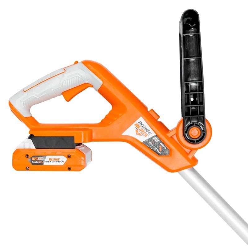 trimmer-de-tuns-gazon-pe-acumulator-RURIS-2024e-Power-Alfa-UP-7 Trimmer de tuns gazon/iarbă pe acumulator RURIS 2024e Power Alfa UP, 20 V, lățime tăiere 30 cm, protecție plante, include încărcător + acumulator 20 V 4.0 Ah