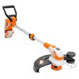 Trimmer de tuns gazon/iarbă pe acumulator RURIS 2024e Power Alfa UP, 20 V, lățime tăiere 30 cm, protecție plante, include încărcător + acumulator 20 V 4.0 Ah
