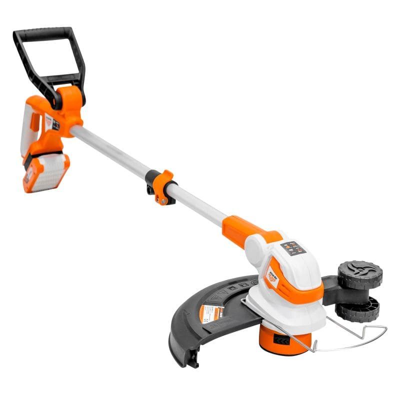 trimmer-de-tuns-gazon-pe-acumulator-RURIS-2024e-Power-Alfa-UP-8 Trimmer de tuns gazon/iarbă pe acumulator RURIS 2024e Power Alfa UP, 20 V, lățime tăiere 30 cm, protecție plante, include încărcător + acumulator 20 V 4.0 Ah