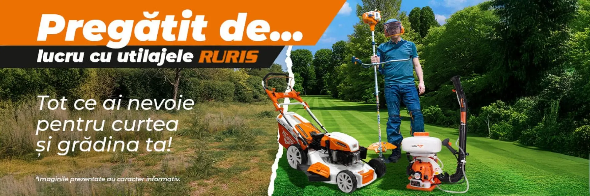 Masina de tuns iarba RURIS in Brasov