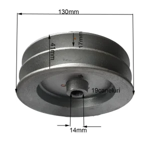 Fulie mare RURIS PS6500K-4-22 pentru motosapă DAC, GIGANT, RURIS, ZIMBRU