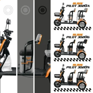 Triciclu electric RURIS Pilot 3020A / RURIS Pilot 3020G / RURIS Pilot 3020N pe stoc la RURIS Transilvania în Brașov
