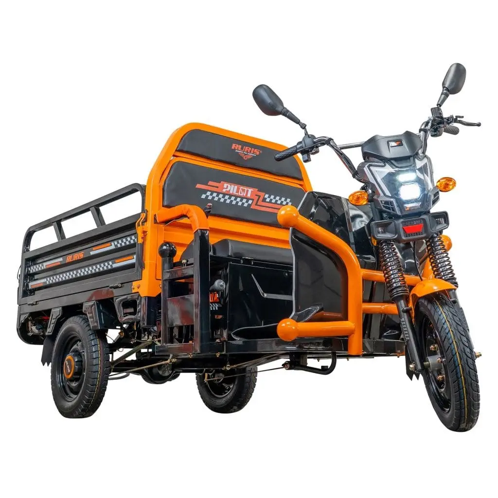 Triciclu electric RURIS Pilot 3120N negru pe stoc la RURIS Transilvania în Brașov