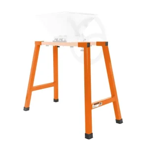 Stativ de lucru pentru zdrobitor struguri RURIS SP28, înălțime 50 cm, compact și ușor, stabilitate ridicată, greutate 4 kg