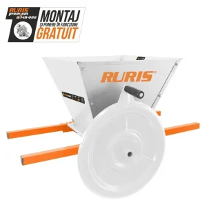 Zdrobitor pentru struguri RURIS SP28, cuvă inox 28L, role din nylon, acționare manuală, dimensiuni 42x35x17 cm, 9 kg