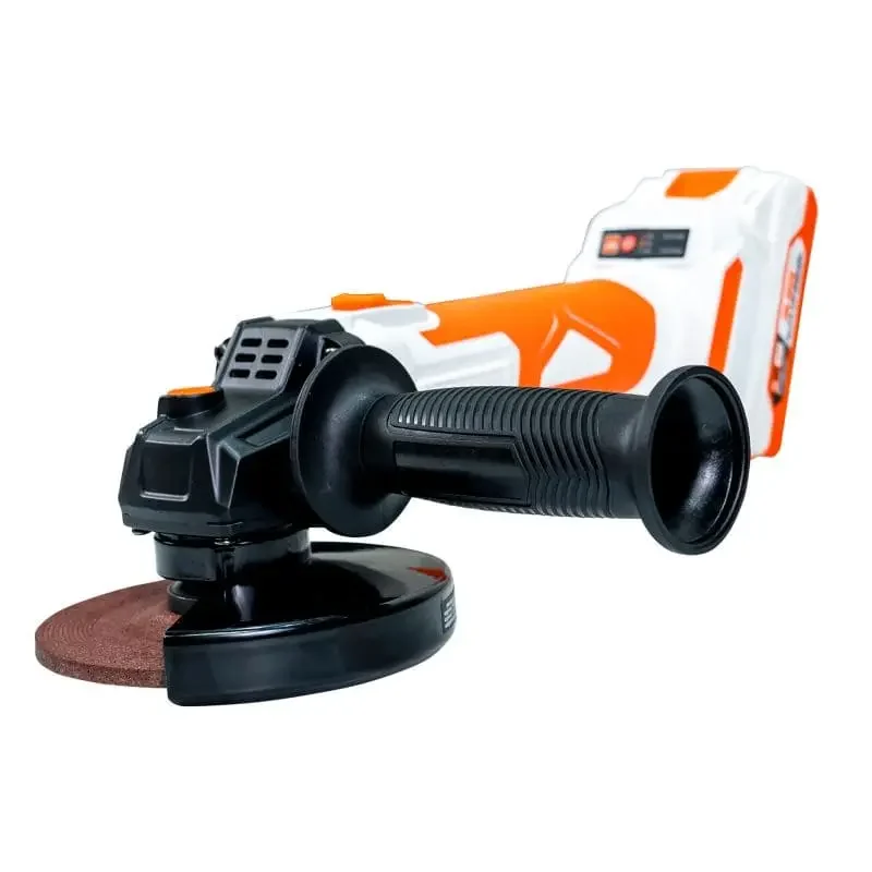 polizor-unghiular-pe-acumulator-ruris-rmx-4125-power-alfa-up-contine-acumulator-4ah-incarcator-ruris-6 Polizor unghiular pe acumulator RURIS RMX4125 Power Alfa UP, motor fără perii, acumulator 20V 4Ah și încărcător incluse, 2 trepte viteză (2600/8500 rpm), disc 125 mm, apărătoare reglabilă, indicator baterie, mâner lateral, greutate 1.6 kg