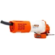 Polizor unghiular RURIS RA750, 750 W, disc 115 mm, 11.000 rpm, motor electric, sistem Power Off (protecție suprasarcină)