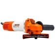 Polizor unghiular RURIS RA750, 750 W, disc 115 mm, 11.000 rpm, motor electric, sistem Power Off (protecție suprasarcină)