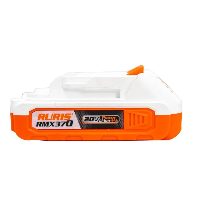 foarfeca-gradina-pe-acumulator-ruris-rmx-370-20v-4ah-brushless-840w-37mm-0-4s-18000rpm-37000rmx25a-_-3 Foarfecă grădină pe acumulator RURIS RMX 370, Li-Ion 20 V 4 Ah (1 acumulator inclus), motor electric fără perii, putere 840 W, diametru tăiere 37 mm, viteză tăiere 0,4 s/tăietură, viteză maximă 18000 rpm, set accesorii și cutie transport, 1,6 kg, cod 37000RMX25A