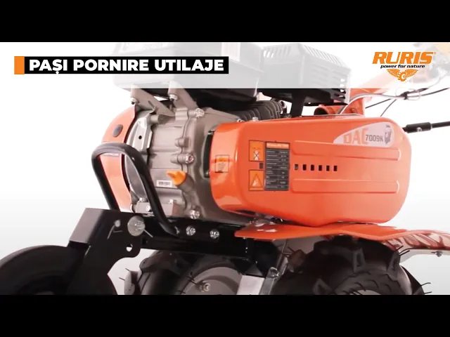 motosapa-semiprofesionala-ruris-dac-6500k-roti-cauciuc-4-00-8-ts103-video (2) otosapă semiprofesională RURIS DAC 6500K + set roți cauciuc 4.00-8 TS103 (400x8), motor General Engine 4T, 7 CP, 208 cc, 2 viteze înainte + 1 înapoi, lățime lucru 560–830 mm, adâncime max. 290 mm, rezervor 3 l