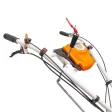 Motosăpătoare profesională RURIS 913 K, motor 13 CP, freze reglabile 750–1100 mm, transmisie pe pinioane conice în ulei, iluminare LED și compatibilitate cu multiple accesorii.