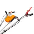 Motosăpătoare profesională RURIS 913 K, motor 13 CP, freze reglabile 750–1100 mm, transmisie pe pinioane conice în ulei, iluminare LED și compatibilitate cu multiple accesorii.
