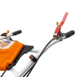 Motosăpătoare profesională RURIS 915K, motor 15 CP, freze reglabile 750–1100 mm, transmisie pe pinioane conice, far de lucru și compatibilitate cu multiple accesorii agricole.