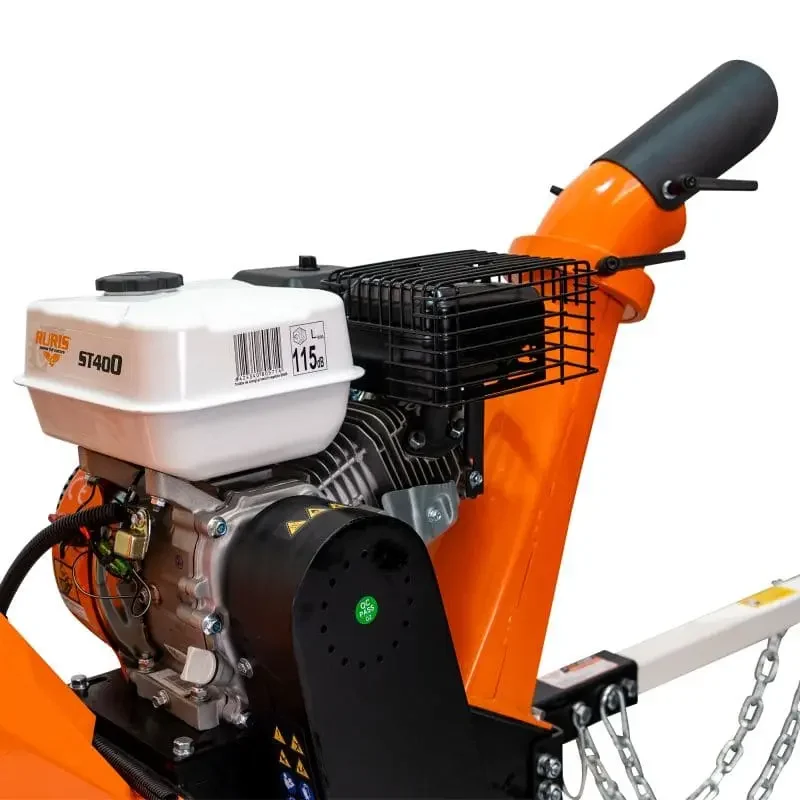 tocator-crengi-resturi-vegetale-ruris-st400-motor-ducar-dh212-7cp-212cmc-taiere-80mm-2-cutite-_6_ Tocător de crengi și resturi vegetale RURIS ST400, motor Ducar DH212 4 timpi, 7 CP, 212 cmc, diametru tăiere 80 mm, 2 cuțite oțel aliat 150x55 mm, turație 3750 rpm, jgheab evacuare rotativ 360°, rezervor 3,6 l