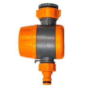 Programator irigare manual RURIS M2, mecanic, pentru grădină, timp de udare 1-120 min, presiune 2-6 bar, material ABS, reductor G3/4 și adaptor robinet G1