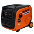 Generator-invertor RURIS R-Power IS4000RC, 4000 W, 5.5 CP, telecomandă, pornire electrică, 230 V, 2 prize, regulator automat de tensiune, roți și mâner