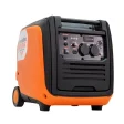 Generator-invertor RURIS R-Power IS4000RC, 4000 W, 5.5 CP, telecomandă, pornire electrică, 230 V, 2 prize, regulator automat de tensiune, roți și mâner