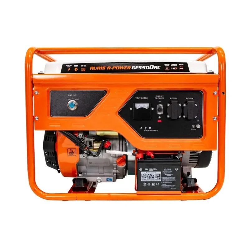 generator-ruris-ge5500rc-pds-44-1920-1024-0-0-629_4 Generator RURIS R-Power GE5500RC, 5500 W, 13 CP, telecomandă, AVR, 230 V, pornire electrică, 2 prize, rezervor 25 l, cadru industrial