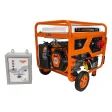 Generator RURIS R-Power GE9000RC ATS, 7500 W, 15 CP, telecomandă, ATS, AVR, 230/400 V, pornire electrică, rezervor 25 l, roți transport