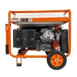 Generator RURIS R-Power GE9000RC ATS, 7500 W, 15 CP, telecomandă, ATS, AVR, 230/400 V, pornire electrică, rezervor 25 l, roți transport