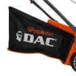 Mașină de tuns gazon DAC 100XLS, motor Ducar 4 timpi, 3.3 CP, lățime lucru 400 mm, tăiere 25-55 mm, sac colector 45 l, carcasă metalică