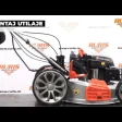 Mașină de tuns gazon RURIS RX500S, motor 4 timpi, 5.7 CP, pornire electrică și manuală, autopropulsie, lățime lucru 530 mm, 5 funcții, sac colector 65 l