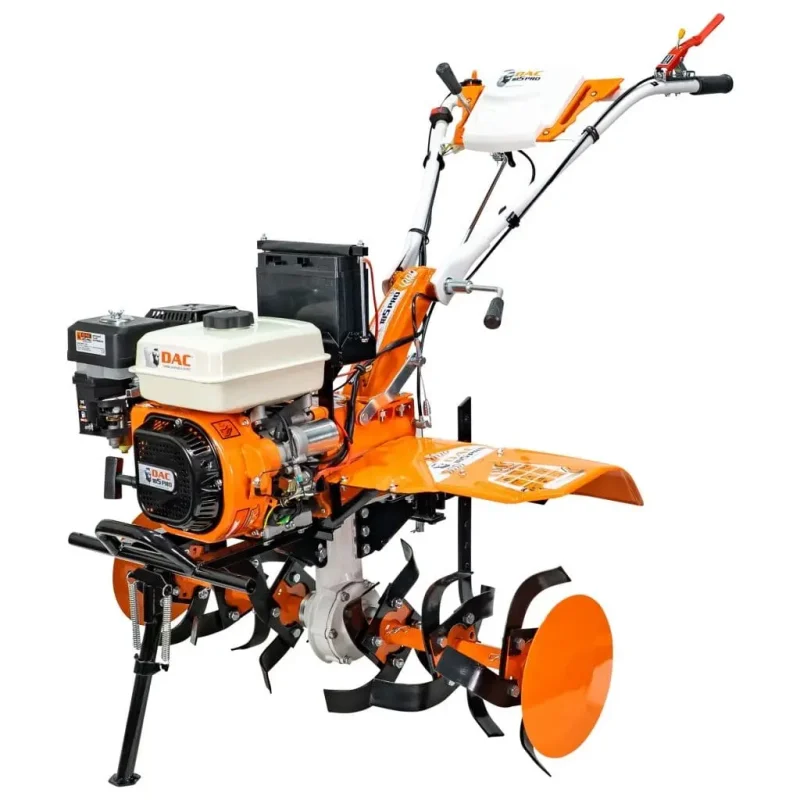 motosaptoare-pds-37-1920-1024-0-0-845 Motosăpătoare RURIS DAC 185 PRO, 8.5 CP, 208 cc, motor 4 timpi, pornire manuală și electrică la cheie, 2 viteze înainte + 1 înapoi, transmisie pe pinioane în baie de ulei, lățime de lucru 560 - 930 mm, roți 19x7-8