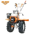 Motosăpătoare RURIS DAC 185 PRO, 8.5 CP, 208 cc, motor 4 timpi, pornire manuală și electrică la cheie, 2 viteze înainte + 1 înapoi, transmisie pe pinioane în baie de ulei, lățime de lucru 560 - 930 mm, roți 19x7-8